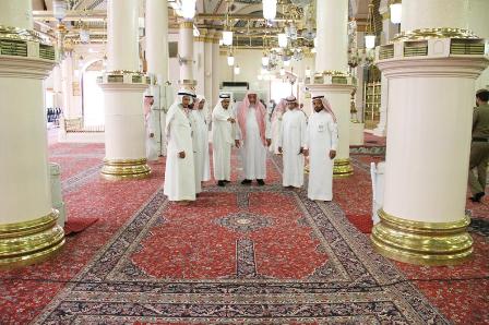 فرش های مدرن در مسجد النبی